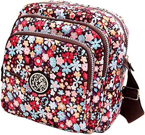 Hynbase Lady's Packet Leisure Handbag Canvas Shoulder Cross Boby Bags Red