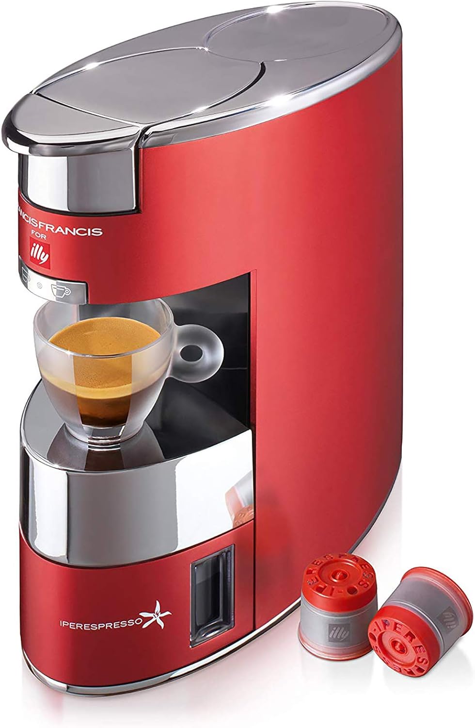 ILLY M./CAFFE' X9 IPERESPRESSO ROSSA MACCHINA DA CAFFE' PER CAPSULE