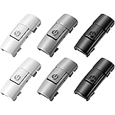 Sorcristy 6 PCS Shoelaces Buckle Lock, No Tie Lazy Elastic Magnetic Shoelace Buckle Switch Solution for Kids Adults (Black, White, Gray)