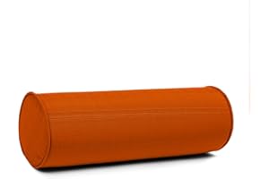 Sherry Kline Sunrise Indoor/Outdoor Neck Bolster Corded Edge Filled Pillow Cayenne 6"x18" Set of 2