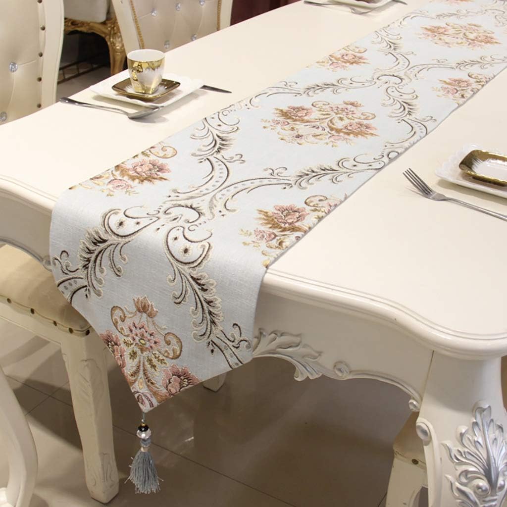 DF Table Runner Beige, Table, TV,ark is long tassel contracted