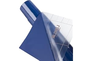 LOKLIK Navy Blue Heat Transfer Vinyl - 12" x 16ft Navy Blue HTV Vinyl Roll for Shirts Navy Blue Iron on Vinyl for Cricut & Silhouette Cameo - Easy to Cut & Weed for Heat Vinyl Design