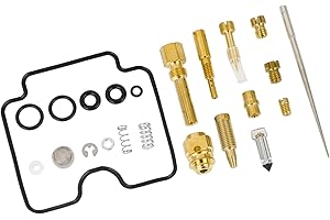HEROFFIX Motorcycle Carburetor Repair Rebuild Kit for Yamaha Grizzly 660 2002-2005 Carb Repair Tools Replace Parts