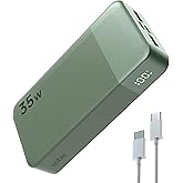 NOBIS Portable Charger, 20000mAh Power Bank, 35W Power Bank Fast Charging, Battery Pack with C to C Cable, Battery Bank with Digital Display for Phone Android etc