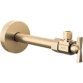Delta DT022203 Angled Supply Stop Valve with Dial Handle - Less Supply Line - Champagne Bronze
