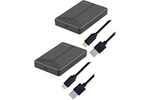 Danturfi 2X USB 3.1 Mobile Hard Disk Box 2.5 Inch Hard Disk Box SSD Enclosure Support 15mm Hard Drive for Computer Notebook