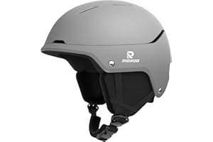 RIOROO Ski Helmet for Women Men, Safety Certified Snowboard Helmet with Shockproof ABS Hard Shell for Adults & Youth