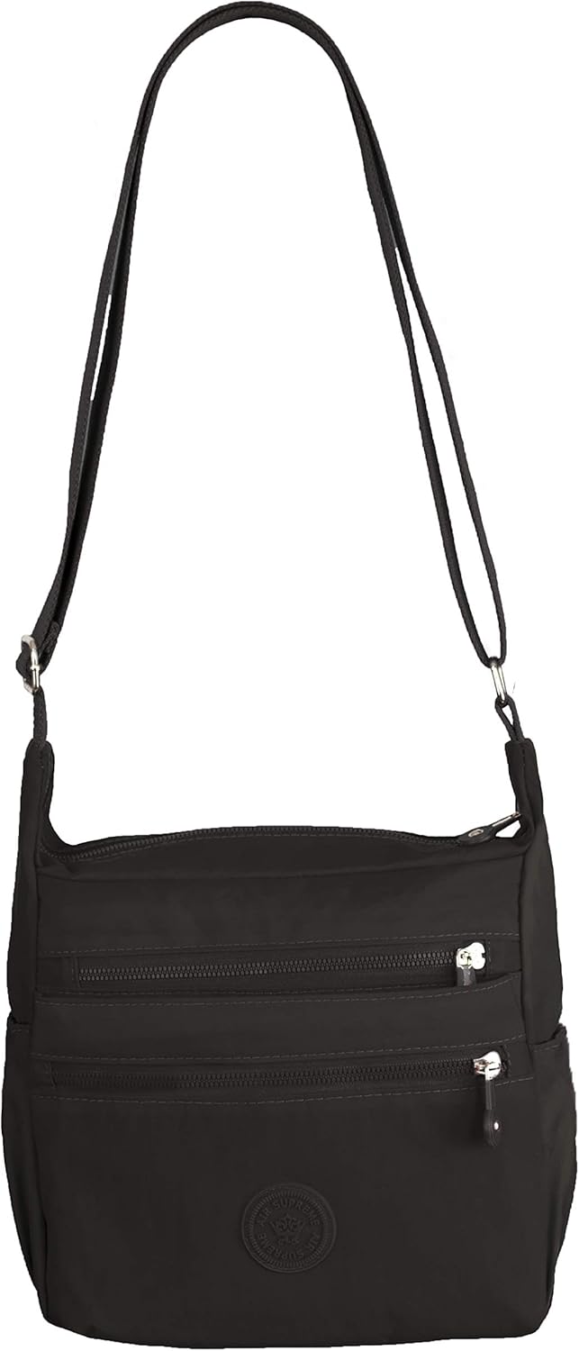 Casual Nylon Crossbody/Shoulder Bag (Black) Amazon.co.uk Shoes & Bags