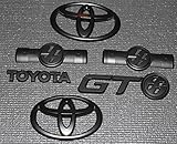 GetUrGear replacement Toyota GT86 Scion FRS compatible Matte Black Badge Bundle (Complete Set) (2012+) (Matte)