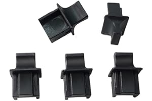 SHANFEILU RJ45 Female Jack Anti Dust Cover Cap Protector Protect Ethernet Hub Port for Laptop Router Switch 25 PCS(Black Larg