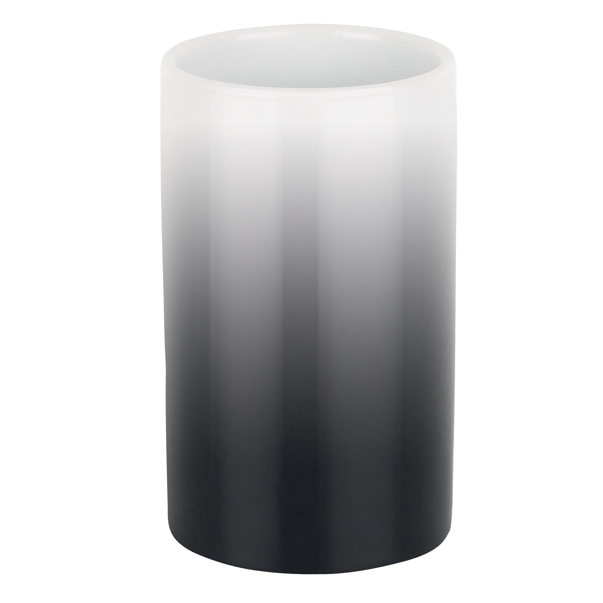 Spirella Porcelain Tube Gradient Tumbler, Black