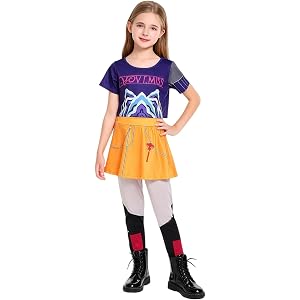 Suopat Girls Pop Star Heroine Costume Kids Halloween Fantasy Stage Cosplay | Girls Pop Star Heroine Costume Fantasy Stage Cos