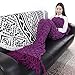 Senmar Warm and Soft All Seasons Mermaid Blanket Sofa Quilt Living room blanket ，Sleeping Bag and Camping Bag (71