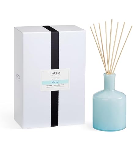 Amazon.com: LAFCO New York Classic Reed Diffuser, Marine - 6 oz