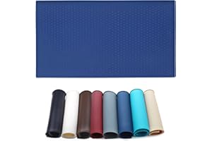 AMZNOVA Cat Feeding Mat, Silicone Pet Food Mat, Food Grade Waterproof Anti-Messy Raised-Edges Mat for Puppy Kitty Dog Cat, S(19x12inch), Navy