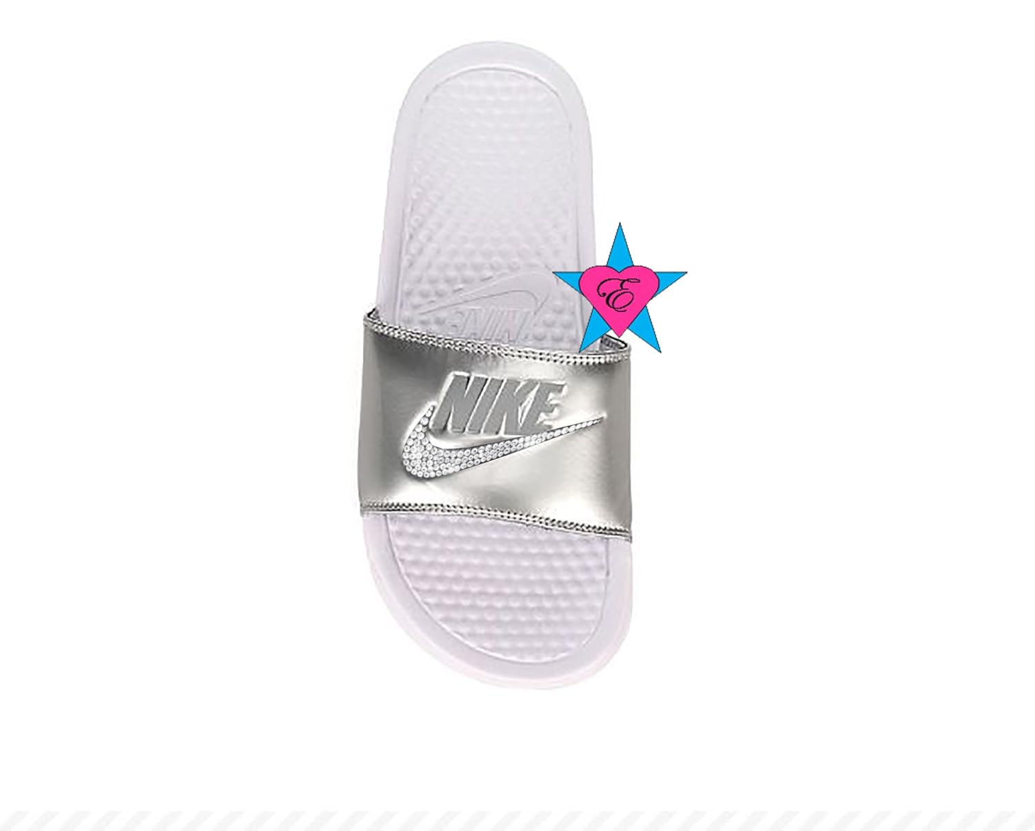 nike benassi metallic