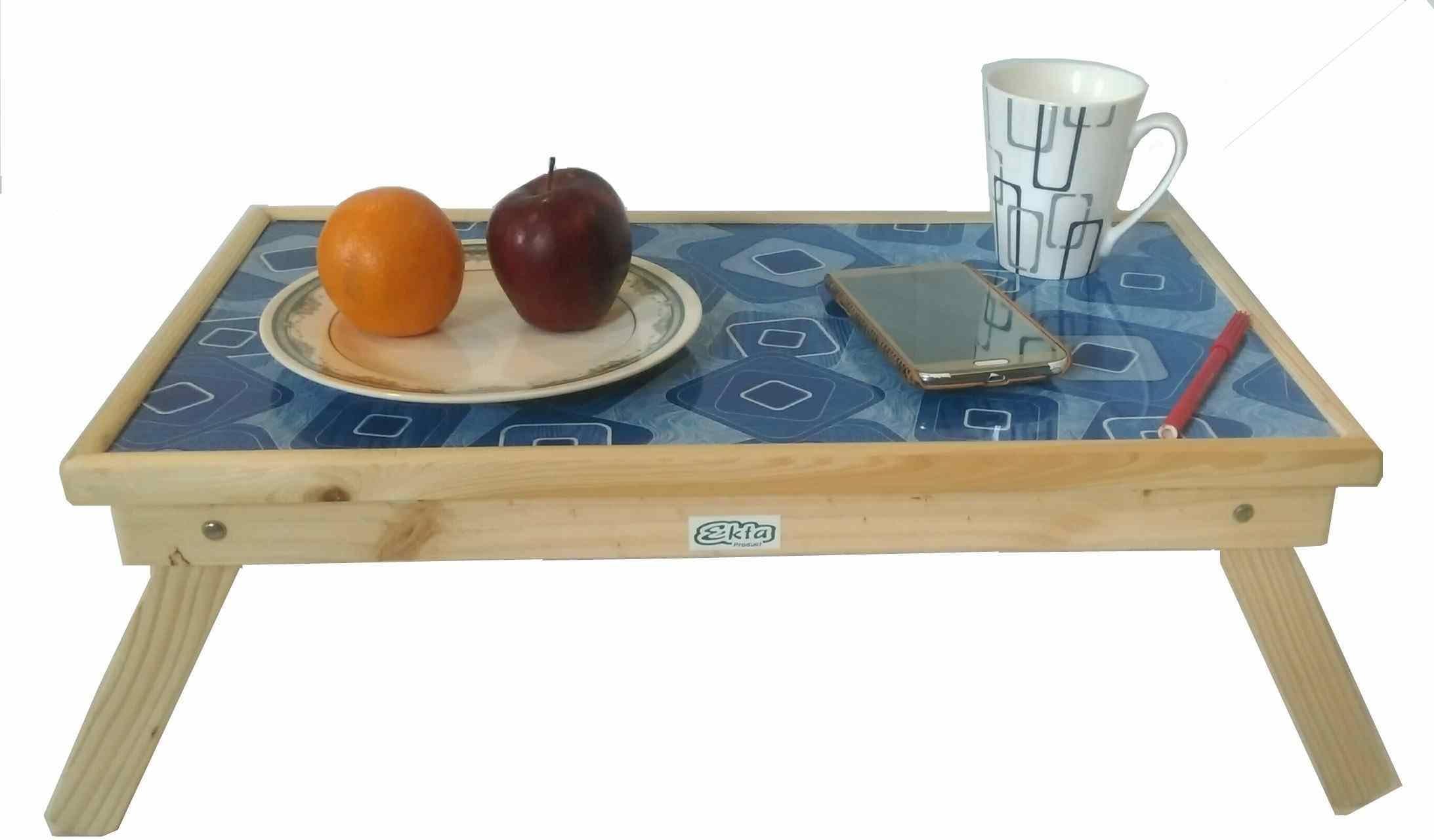 Ekta Product Multi Purpose Laptop Table Cum Study Table Blue