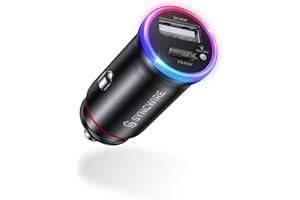 SYNCWIRE USB C Car Charger 90W [PD 45W & QC 45W] for iPhone 16 Fast Charging Cigarette Lighter USB Charger Adapter [Safety Ce