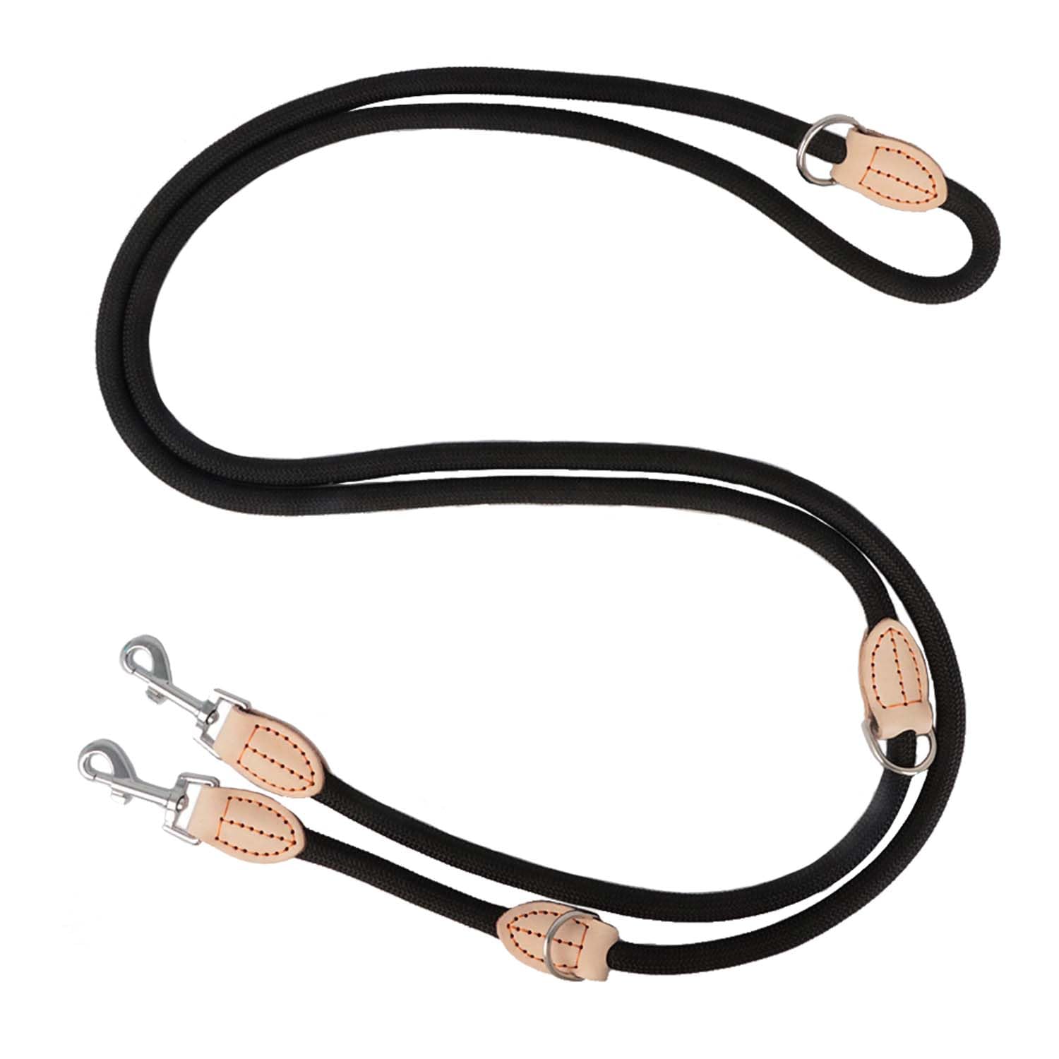 Aitodos® 3.0m Dog Leash Strong, Anti-Pull Dogs Leash, Suitable for Training or Walking, Suitable for Dogs Medium, Large, Giant; Diameter 1.2cm, Black
