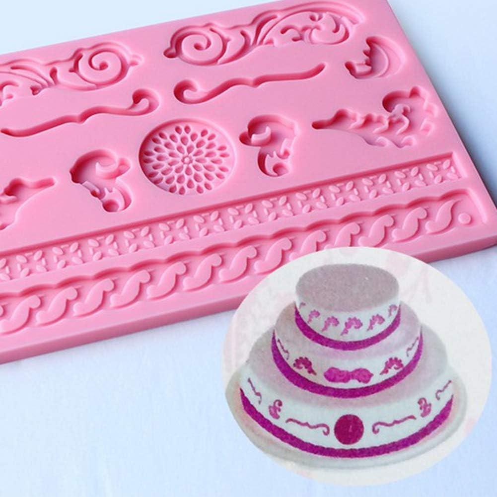 Autres Maison Fleur Dentelle Moule Gateau Fondant Muffin Patisserie Chocolat Gelee Pudding Moule