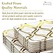 Silver Spoons Party Disposable 36 PC DINNERWARE Set Dinner Side Heavy Duty Paper Plates | for Upscale Wedding and Dining | Moroccan Collection, 18 Servings, Gold