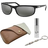 Ray-Ban RB2027 PREDATOR 2 Rectangle Sunglasses with Official Eyewear Kit
