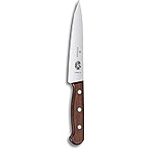 Victorinox Wood 6 Inch Chef's Knife, Straight Edge, Wood Handle