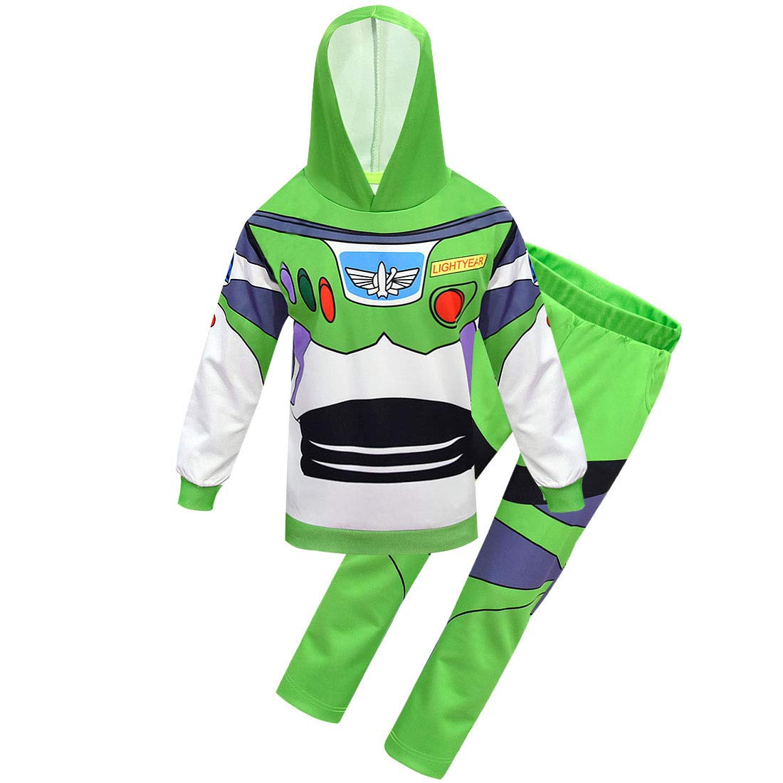 Thombase Boys Woody And Buzz Lightyear Halloween Cosplay Pjs Funny Costumes 110 3 4years Buzz Hoodie Amazon Com Au Fashion