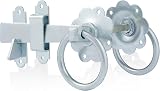 XFORT Zinc Ring Gate Latch Garden Door Catch Auto Gate Ring Latch view 8