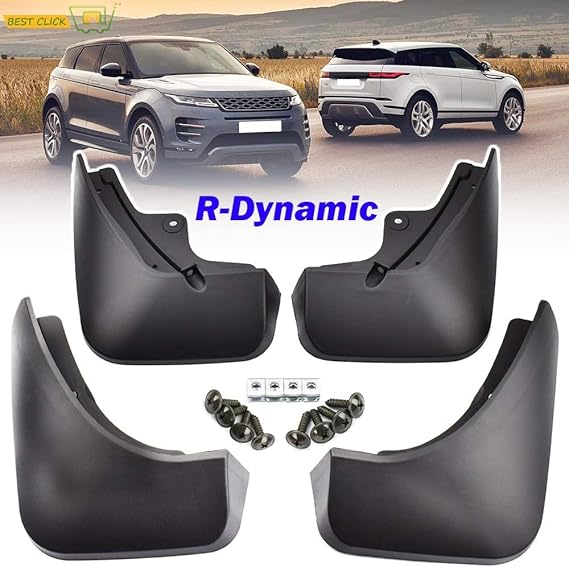 Mudguards Molded Mud Flaps For Evoque L551 2019 2020 Mudflaps Splash Guards Flap Front Rear Mudguards Molded Mud Flaps For Evoque L551 2019 2020 Mudflaps Splash Guards Flap Front Rear