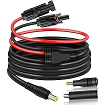 COMeap Solar Panel Adapter for Jackery, Compatible with MC-4 to DC