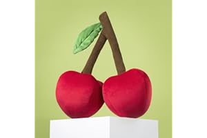 Phantoscope Fruit Shaped Pillow Series Cherry Shaped Throw Pillow, Fun Home Decor of Fruit Themed Cushions, Fall Decorative P