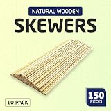 1ABOVE 1500 Natural Bamboo Skewers 10in 250mm 10 pc view 8
