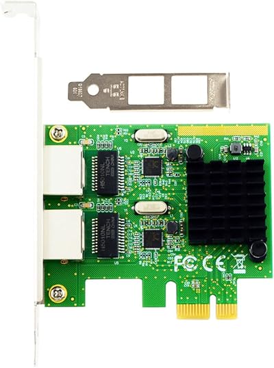 Tsadeer RTL8111G Gigabit Dual Port PCI-E Network Card 10/100/1000Mbps Server NIC