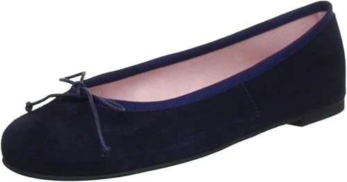 navy ballerinas