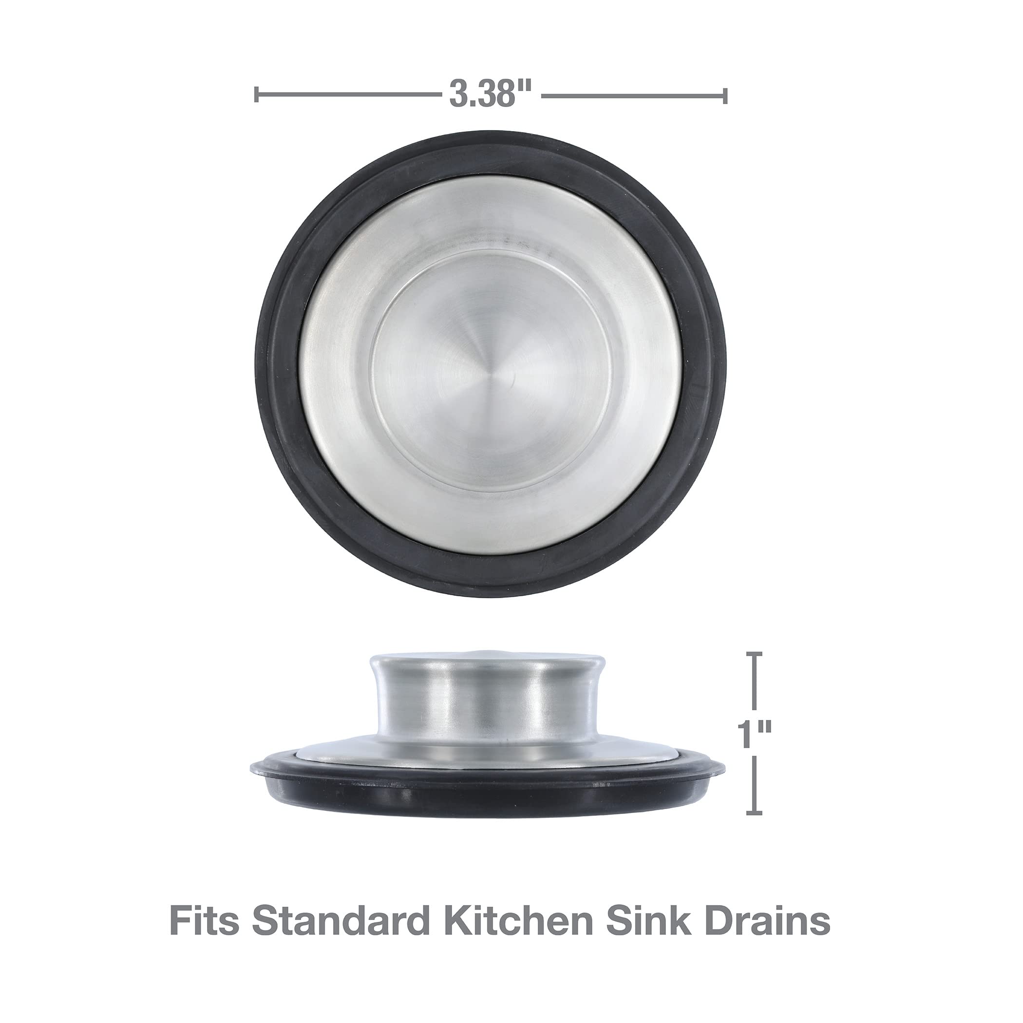 Danco 12015 Sink Garbage Disposal Drain Stopper, Stainless Steel