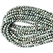 Qiwan 60PCS 6mm Natural African Turquoise Stone Jewellery String, Round Loose Beads for DIY Jewelry Making, 1 String/15 Inches