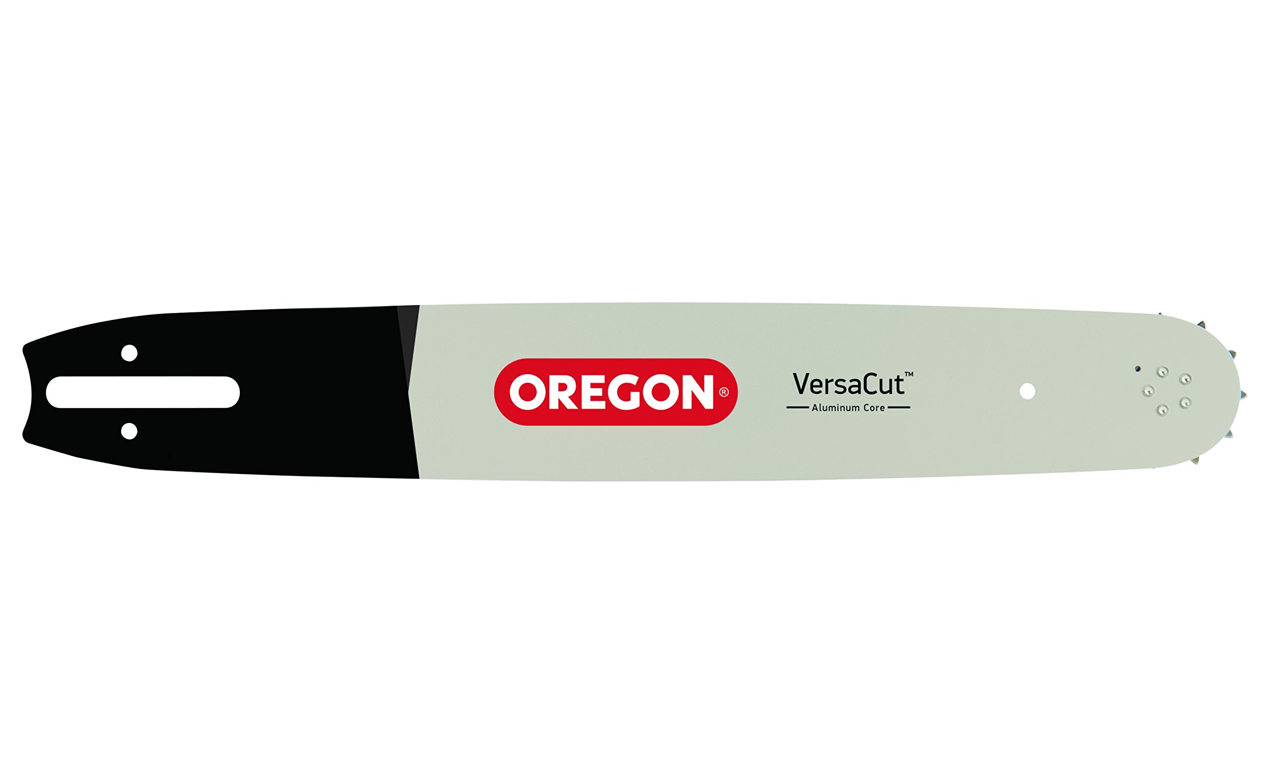 Oregon 203VXLGD025 0.325-Inch Pitch 50 cm Length 1.6 mm Gauge 12 Tooth Nose "VersaCut" Professional Chainsaw Guide Bar with D025 Motor Mount - Black/Grey