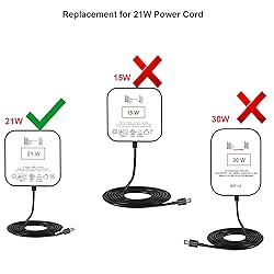 Dgsroom 21W Power Cord Replacement for Alexa Show