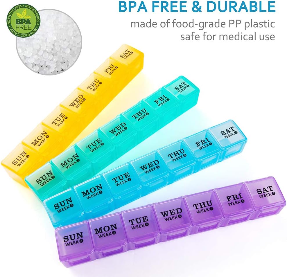 Mossime Large Monthly Pill Box Organiser 4 Week - Image 4