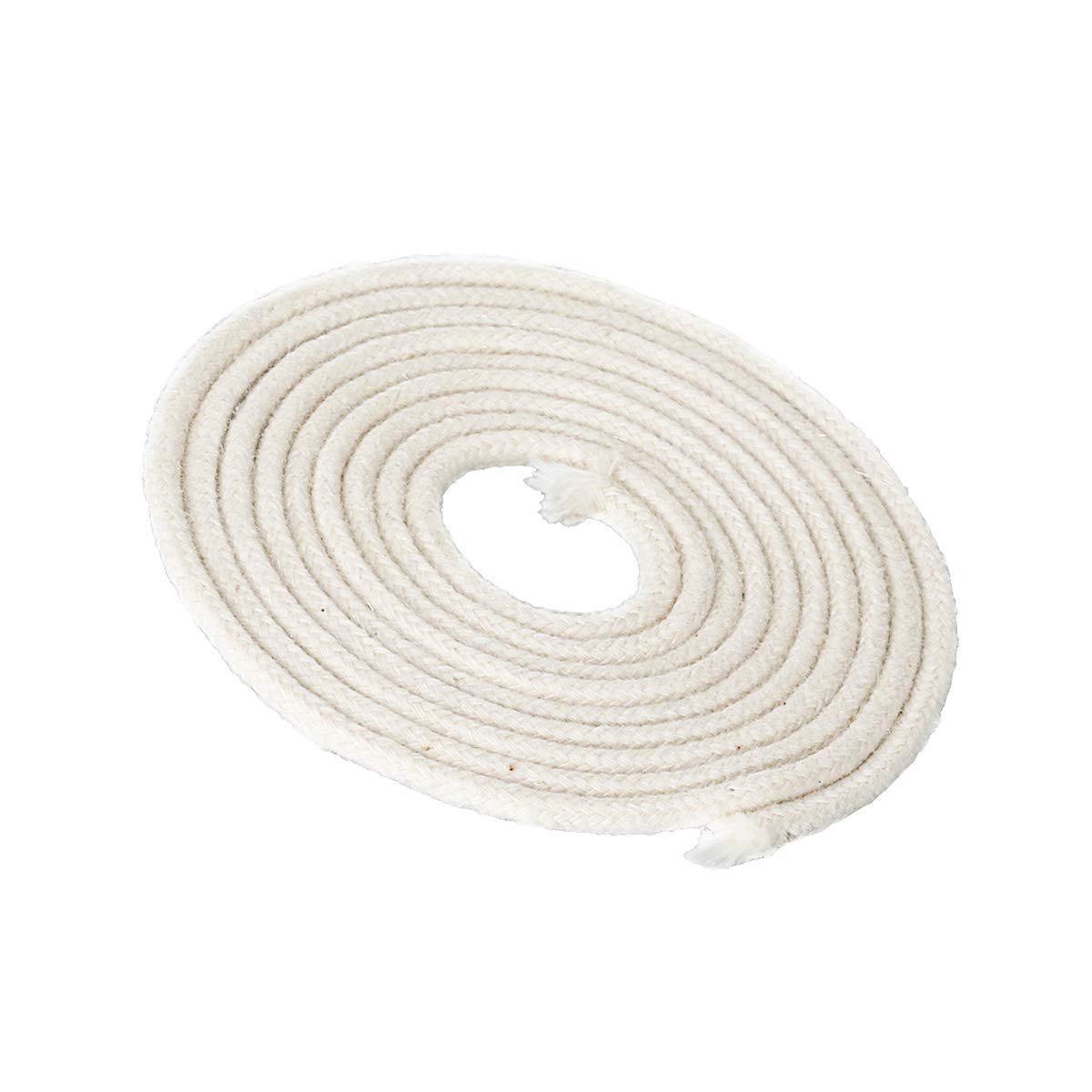 NKlaus 3m wick with glass fibre inlay round glass fibre wick Ø 2mm for melting light spirit lamp oil lamp for purified lamp oil paraffin oil 1256