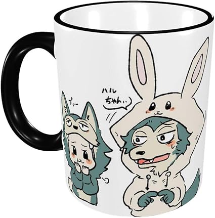 Amazon Co Jp Beastars レゴシハル 陶器 マグカップ 大きい 耐熱 電子レンジ温め 真空断熱 かっこいい 男女兼用 アニメ ホーム キッチン