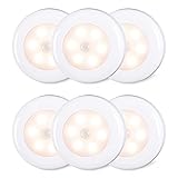 STAR-SPANGLED 6 Pack 2.8” Motion Sensor Lights