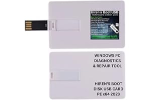 GENERIC Hiren's Boot PE x64 bit USB Card Software Repair Tools Suite 2024 latest version 16.3 Best PC Windows Computer Recovery Disks PC Compatible Live Phone Tech Support.