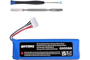 Batmax 1Pc 4200mAh Battery for JBL Flip 4, Flip 4 Special Edition, JBL GSP872693 01 Portable Bluetooth Speaker