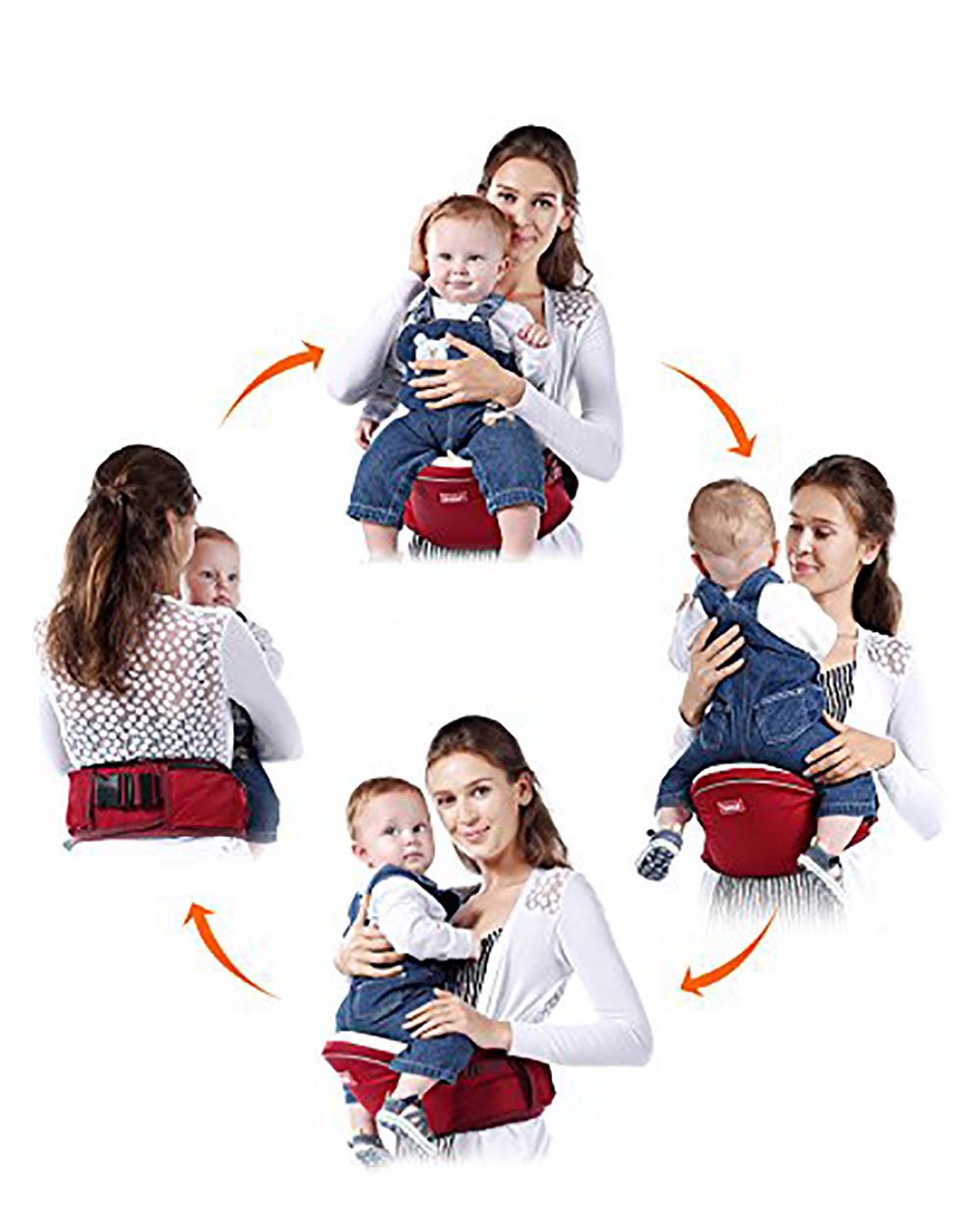 SUNVENO Baby Hip Seat Carrier Infant Toddler Hipseat Carrier Waist