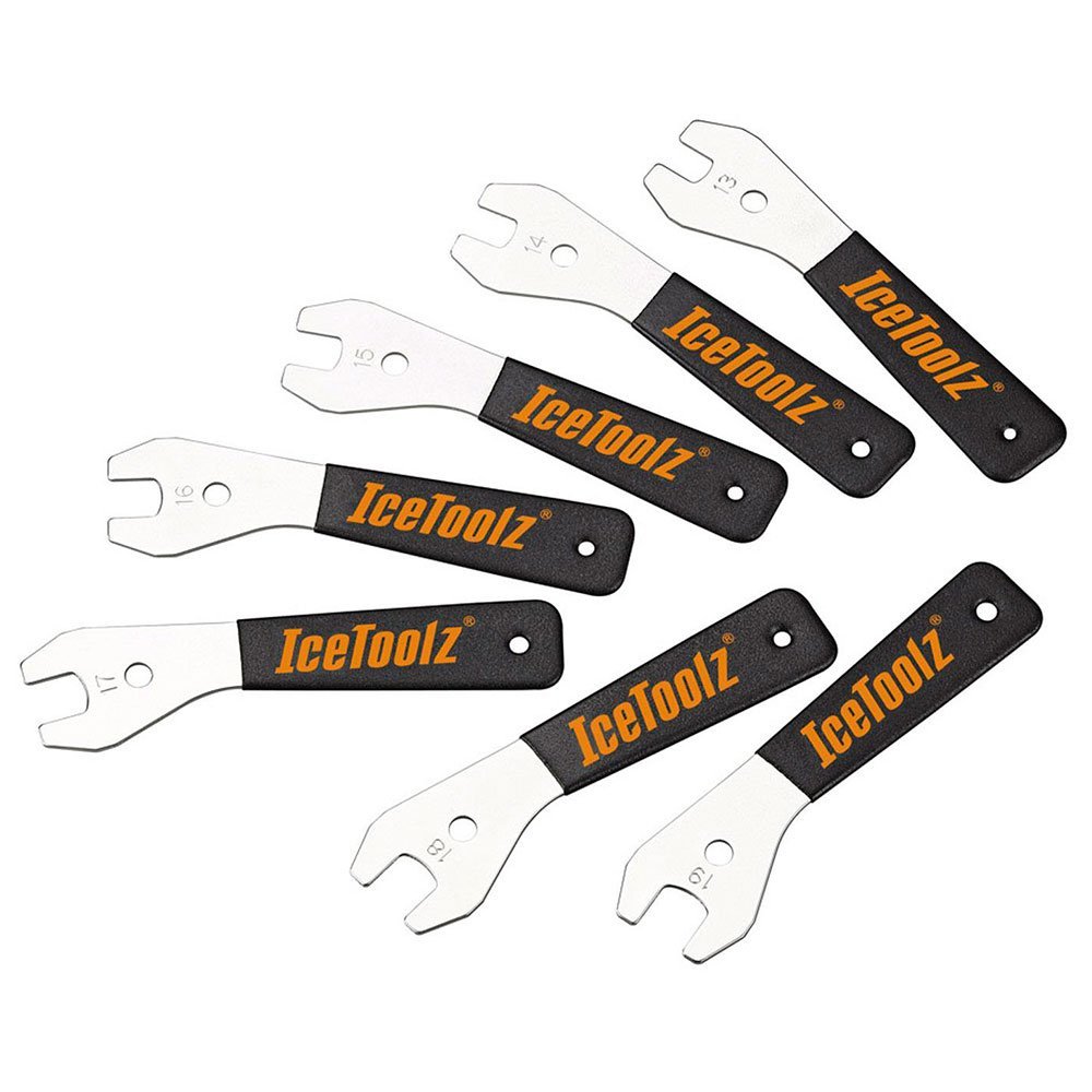 IceToolz Cone Wrench Set, Black, M