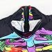 JomeDesign Womens 3D Skeleton Halloween Costumes Cosplay Jumpsuit Bodysuit Colorful Skull X-Large