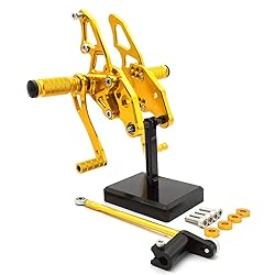 FXCNC CNC Billet Motorcycle Rearset Foot Pegs Rear