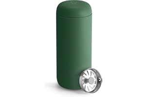 Fellow 16 oz Carter Move Travel Mug - Vacuum-Insulated Stainless Steel Travel Coffee Mug - Coffee Tumbler with Ceramic Interi